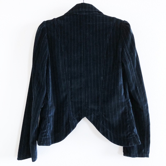 Joie Black Velvet Blazer Size S - Picture 5 of 8